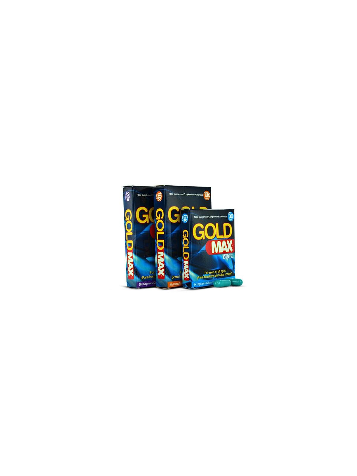 Gold Max Blue Capsules for Men