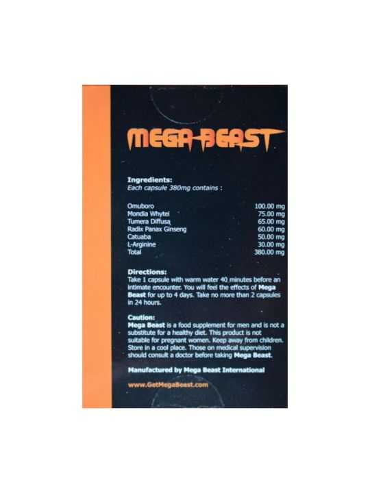 Mega Beast - Male Enhancement