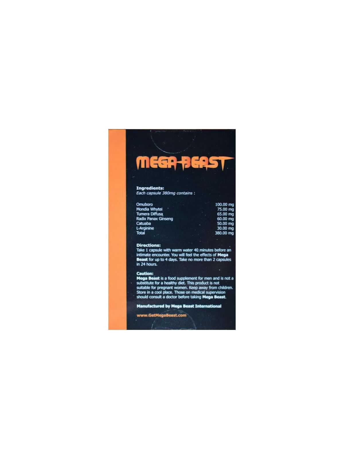 Mega Beast - Male Enhancement